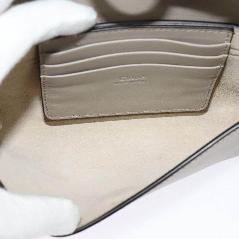 Chloe Faye Leather And Suede Beige Leather Shoulder Bag Bag - Picture 5 of 16